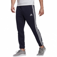 Pantalon Pantalon Men's
 adidas Essentials Tapered Elastic Cuff 3 Stripes navy blue GK8830