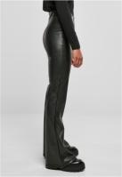 Pantalon Synthetic piele Flared dama Urban Classics