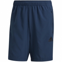 Pantalon scurt Combat Spodenki męskie adidas Aeroready Designed 2 Move Woven Sport granatowe GT8162