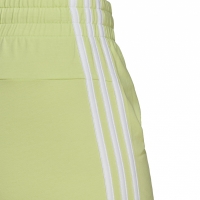 Pantalon scurt Combat Spodenki damskie adidas Essentials Slim 3-Stripes zielone HE9361