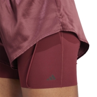 Pantalon scurt Combat adidas Power AEROREADY 2-in-1 dama