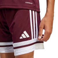 Pantalon scurt Combat adidas Squadra 25 burgundy for JC8665 copil