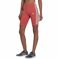 Pantalon scurt Combat Spodenki damskie adidas Tight 3-Stripes Bike koralowe HF1862