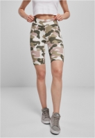 Pantalon scurt Combat High Waist Camo Tech Cycle dama Urban Classics