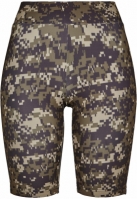 Pantalon scurt Combat High Waist Camo Tech Cycle dama Urban Classics