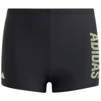 Pantaloni scurti de inot copii Adidas Logo Swim BXR, negru IK9654