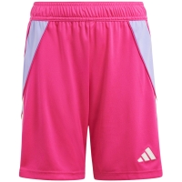 Pantalon scurt Combat for adidas Tiro 24 pink and white IT2423 copil