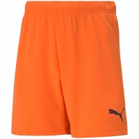 Spodenki dla dzieci Puma teamRISE Short Jr pomarańczowe 704943 08