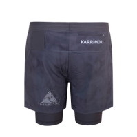 Pantalon scurt Combat Karrimor Running Club Trail 2-in-1 barbat