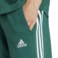 Pantaloni scurti pentru barbati adidas Essentials French Terry 3-Stripes, verde IS1342