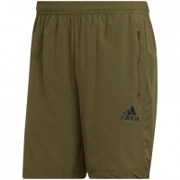 Pantalon scurt Combat Spodenki męskie adidas AeroReady Designed 2 Move Woven Sport zielone HC6856