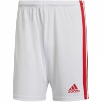 Pantalon scurt Combat Spodenki męskie adidas Squadra 21 biało-czerwone adidas GN5770