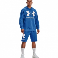 Pantalon scurt Combat Spodenki męskie Under Armour Rival FLC Big Logo niebieskie 1357118 474