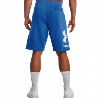 Pantalon scurt Combat Spodenki męskie Under Armour Rival FLC Big Logo niebieskie 1357118 474