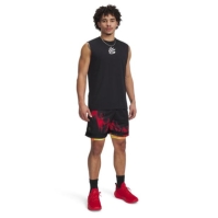 Pantalon scurt Combat Under Armour Curry HeatGear Printed adulti