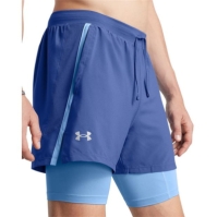 Pantalon scurt Combat Under Armour Armour UA Launch 2-in-1 7 barbat