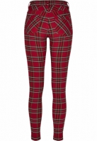 Pantalon Skinny Tartan dama Urban Classics