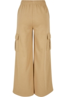 Pantalon Highwaist Wide Leg Cargo Terry dama Urban Classics