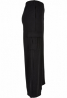 Pantalon Highwaist Wide Leg Cargo Terry dama Urban Classics