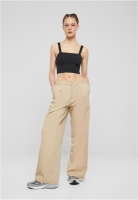 Pantalon Ultra Wide Pleat-Front dama Urban Classics