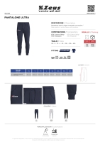 Pantaloni ULTRA Zeus bleumarin