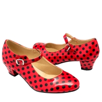 Pantofi FLAMENCO 80171-RDBL22 pentru Femei rosu