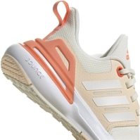 Pantofi cu siret adidas Rapidasport Bounce Sport alergare pentru Copii off alb zero gri sol