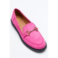 Be You Faux Suede Chain Trim Loafer