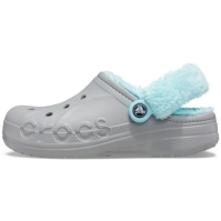 Crocs Baya Lined Fuzz-strap Clog dama