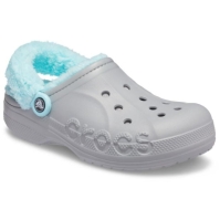 Crocs Baya Lined Fuzz-strap Clog dama