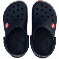 Chodaki dla dzieci Crocs Crocband Clog czerwono-granatowe 207005 485 copil bebelus