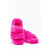 Papuc Casa Be You Faux Fur Sling Back