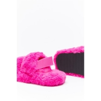 Papuc Casa Be You Faux Fur Sling Back