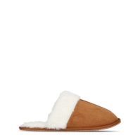 Papuc Casa Linea Faux Suede Mule