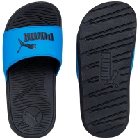 's flip-flops Puma Cool Cat 2.0 Jr black-blue 390881 07 copil