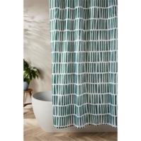 Homelife Silhoutte Stripe Shower Curtain