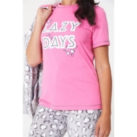 Pijama Be You Slogan 4 Piece Set