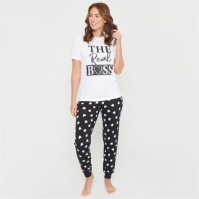 Pijama Linea Real Boss Couples Cotton Set