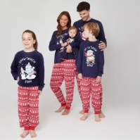 Pijama Linea Unisex Family Christmas Penguin Set copil