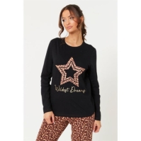 Studio Leopard Star PJ and Eyemask Set