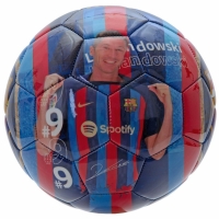 Pilka nozna FC Barcelona Lewandowski 22/23 granatowo-bordowa 271741