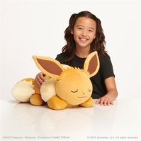 Pokemon Eevee Sleeping Plush - 18 Inch Premium Plush in Sleeping Pose