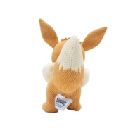 Pokemon Select Corduroy Eevee 8-Inch Plush - Unique Fabric with Authentic Details