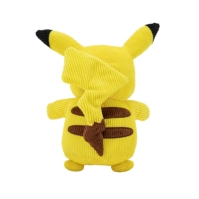 Pokemon Select Corduroy Pikachu 8-Inch Plush - Unique Fabric with Authentic Details