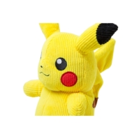 Pokemon Select Corduroy Pikachu 8-Inch Plush - Unique Fabric with Authentic Details