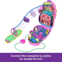 Polly Pocket Polly Pocket Momma Monkey & Playset bebelus