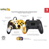 PowerA Enhanced Wired Controller for Nintendo Switch - Pokemon: Pikachu vs. Meowth