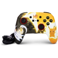 PowerA Enhanced Wired Controller for Nintendo Switch - Pokemon: Pikachu vs. Meowth