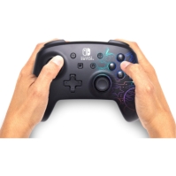 PowerA Enhanced Wireless Controller for Nintendo Switch with Lumectra - Galactic Vortex