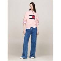 Blug Bluza trening Tommy TJW MELANGE FLAG EXT Tommy Jeans